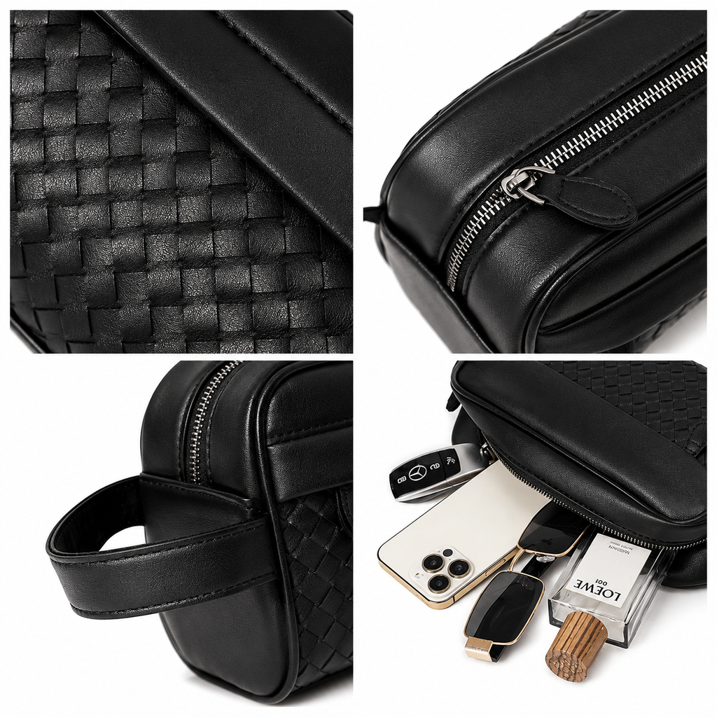 MANTA Pouch Kulit Pria Premium