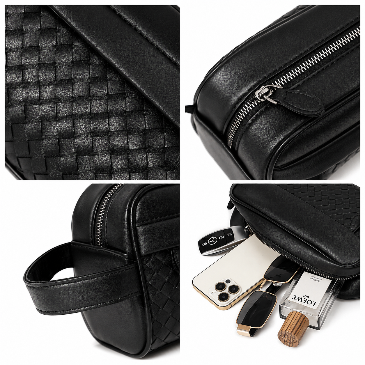 MANTA Pouch Kulit Pria Premium