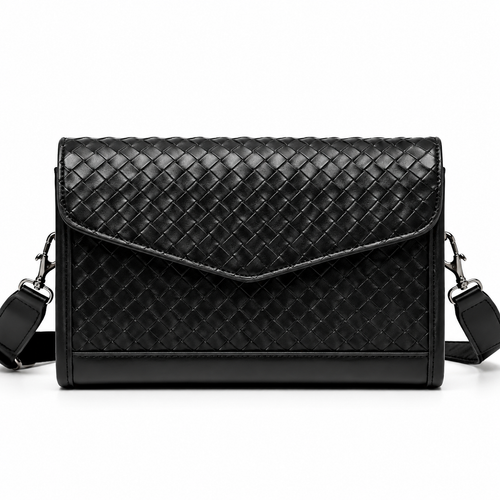 ENVELOPE anyaman Tas Selempang Pria Kulit Premium