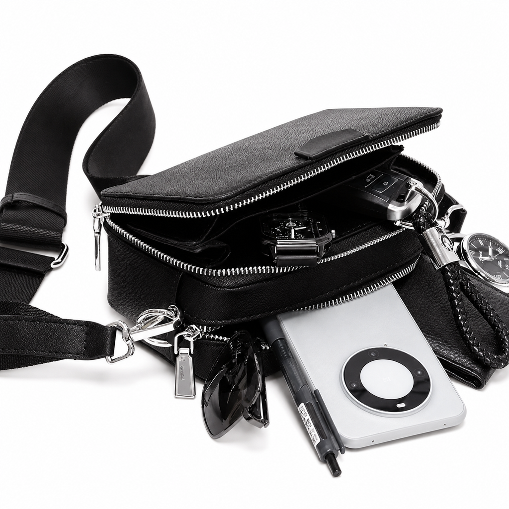 FINLEY POLOS Tas Selempang Pria Kulit Premium Luxury
